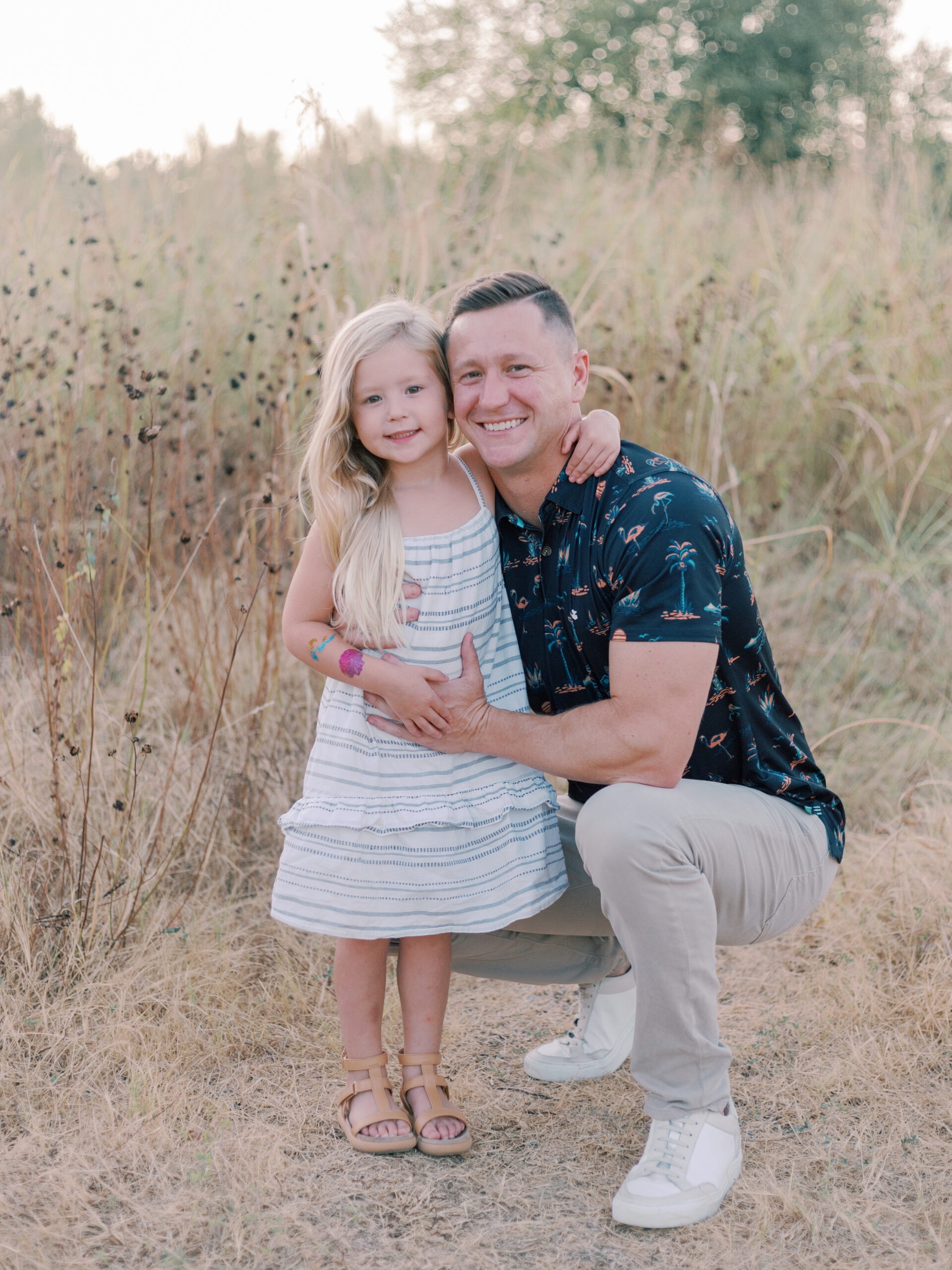 dad and daughter