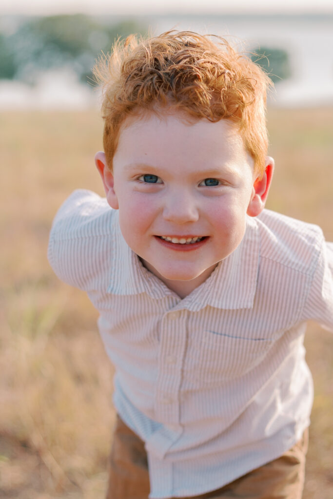 red head boy at Winfrey Point, Dallas