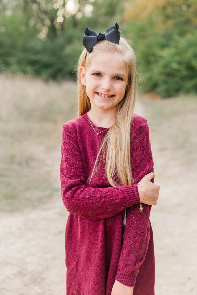 sweet girl at Norbuck Park, Dallas TX, Kate White Photography