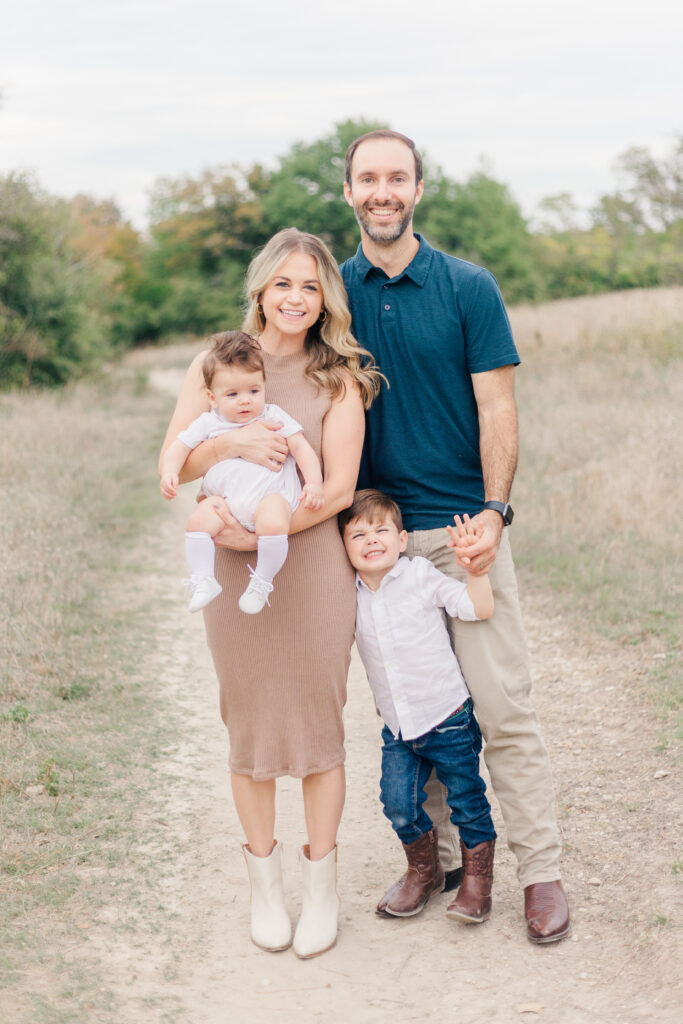 family at Norbuck Park, Kate White Photography