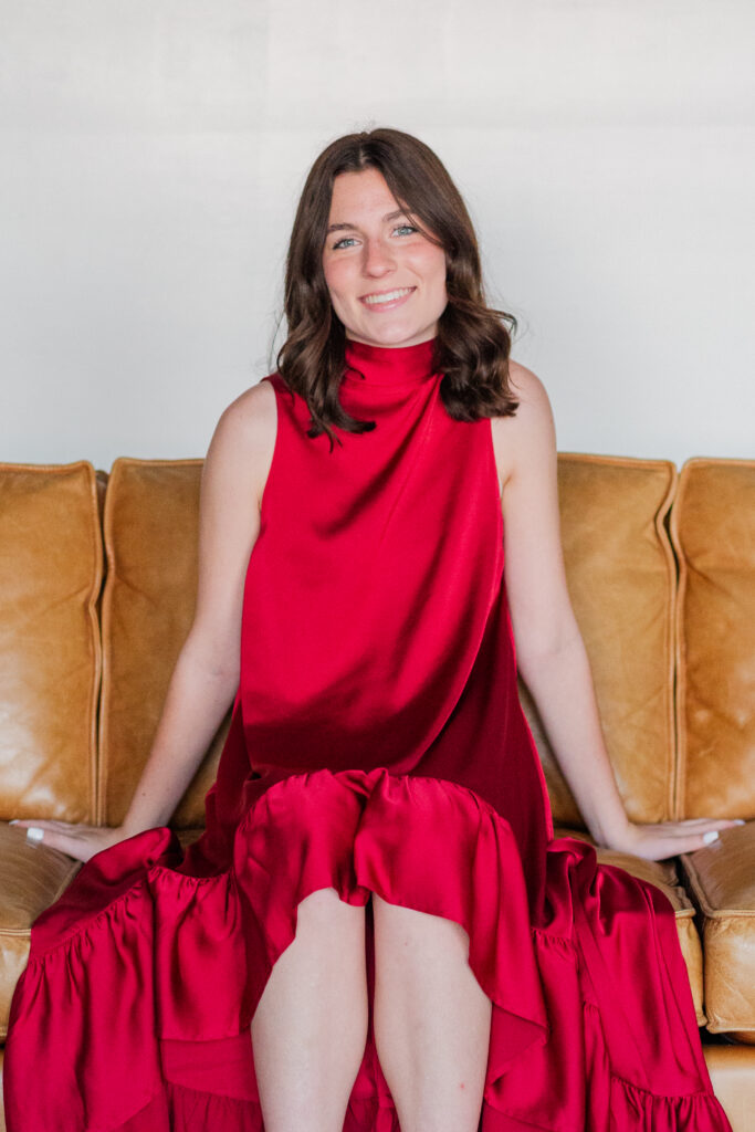 Senior portrait at Lumen Room Dallas TX by Kate White Photography