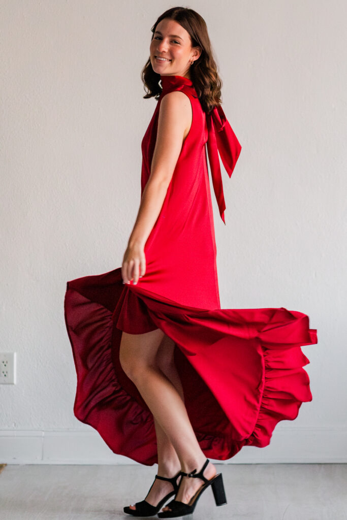 Senior portrait at Lumen Room Dallas TX by Kate White Photography