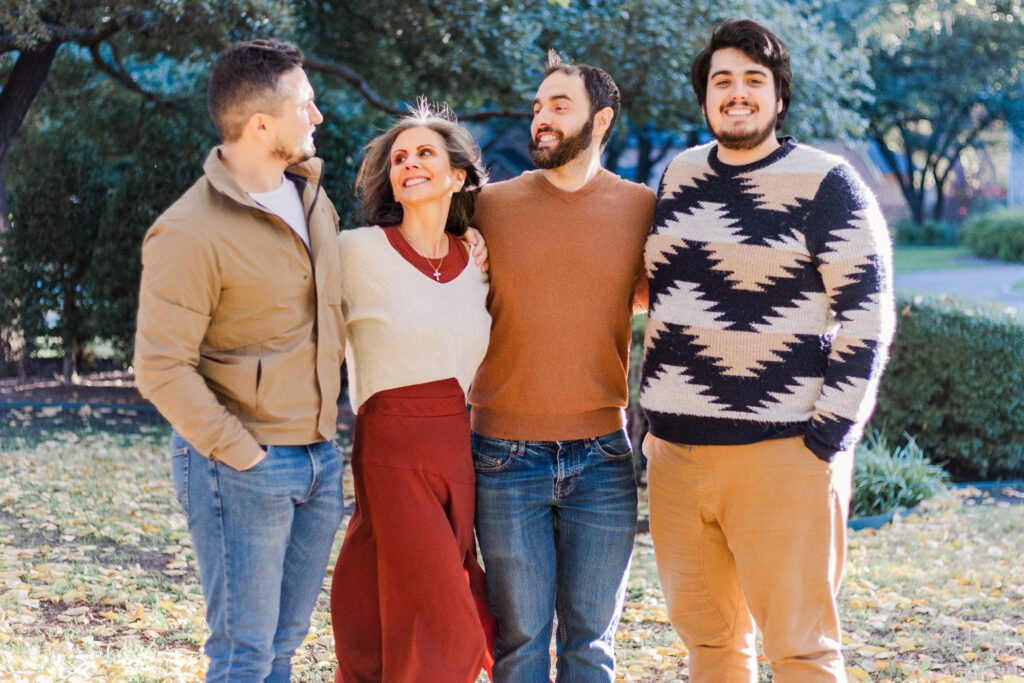 mom and sons by Kate White Photography 