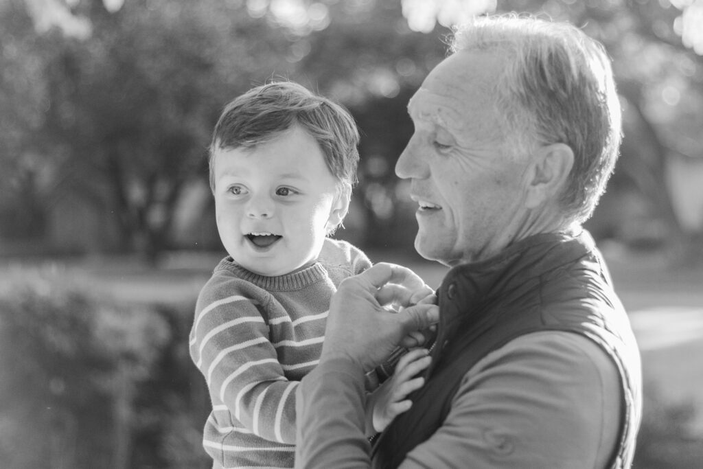 grandpa and grandson by Kate White Photography 