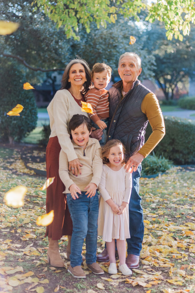 grandparents and grandkids  by Kate White Photography 