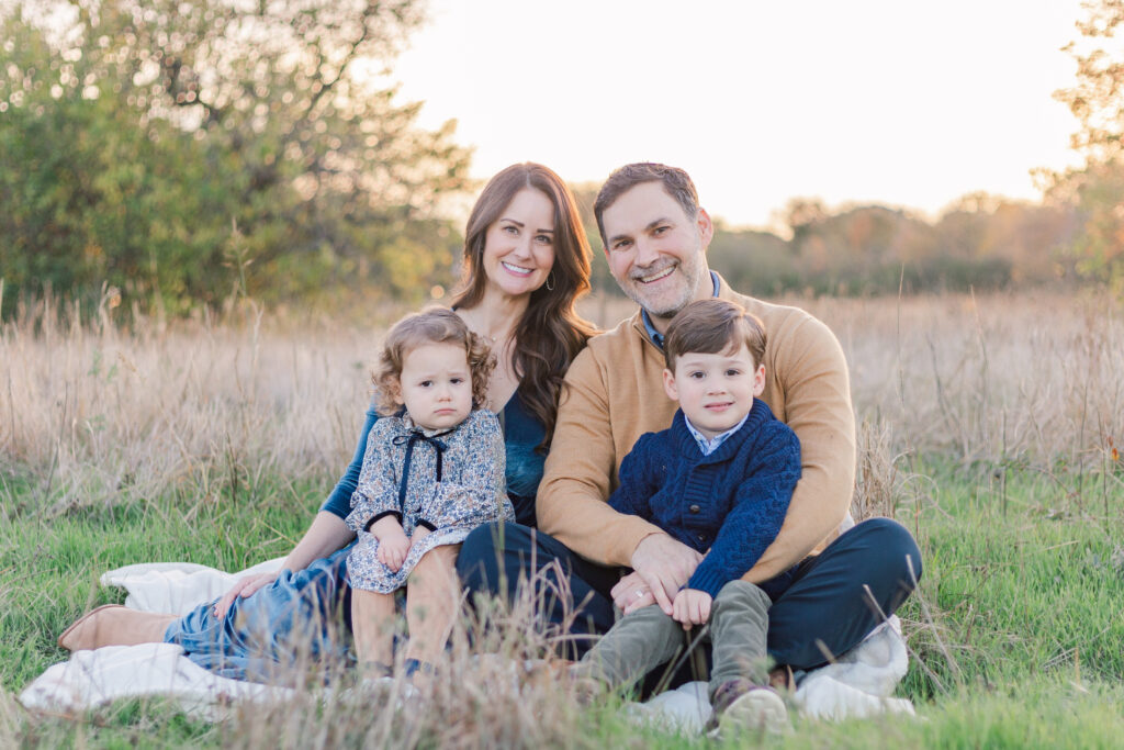 family at Norbuck Park by Kate White Photography