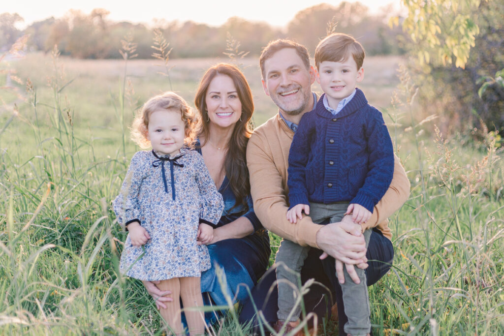 family at Norbuck Park by Kate White Photography
