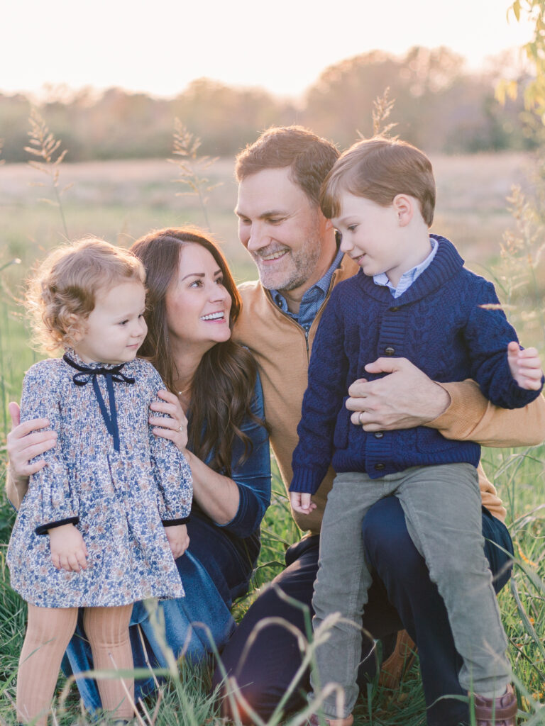 family at Norbuck Park by Kate White Photography