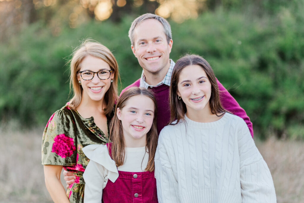 family at Norbuck Park by Kate White photography