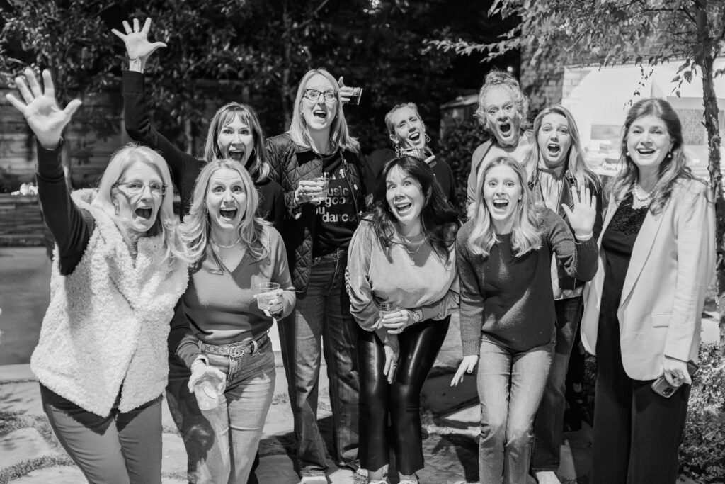 Friends at Surprise party by Kate White Photography