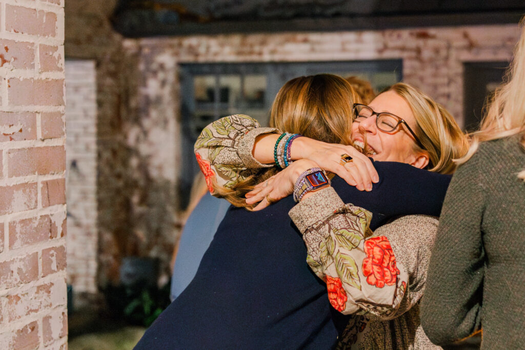 Friends at Surprise party by Kate White Photography