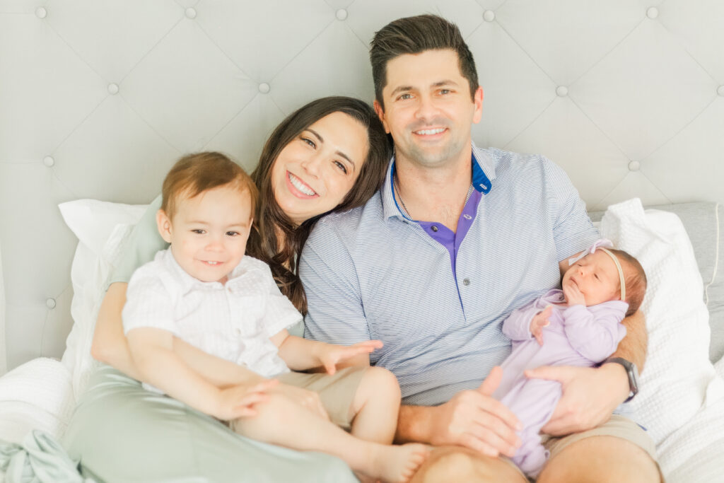 Family with newborn in Lake Highlands