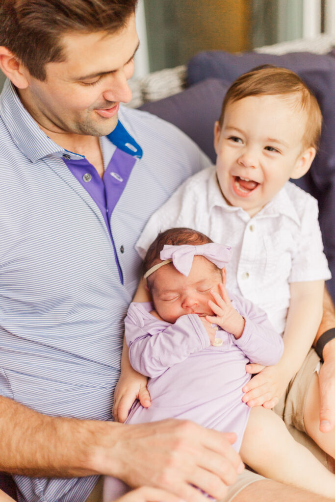 Family with newborn in Lake Highlands