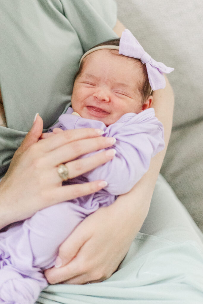 Family with newborn in Lake Highlands