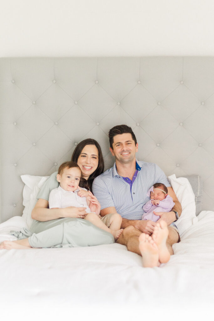 Family with newborn in Lake Highlands