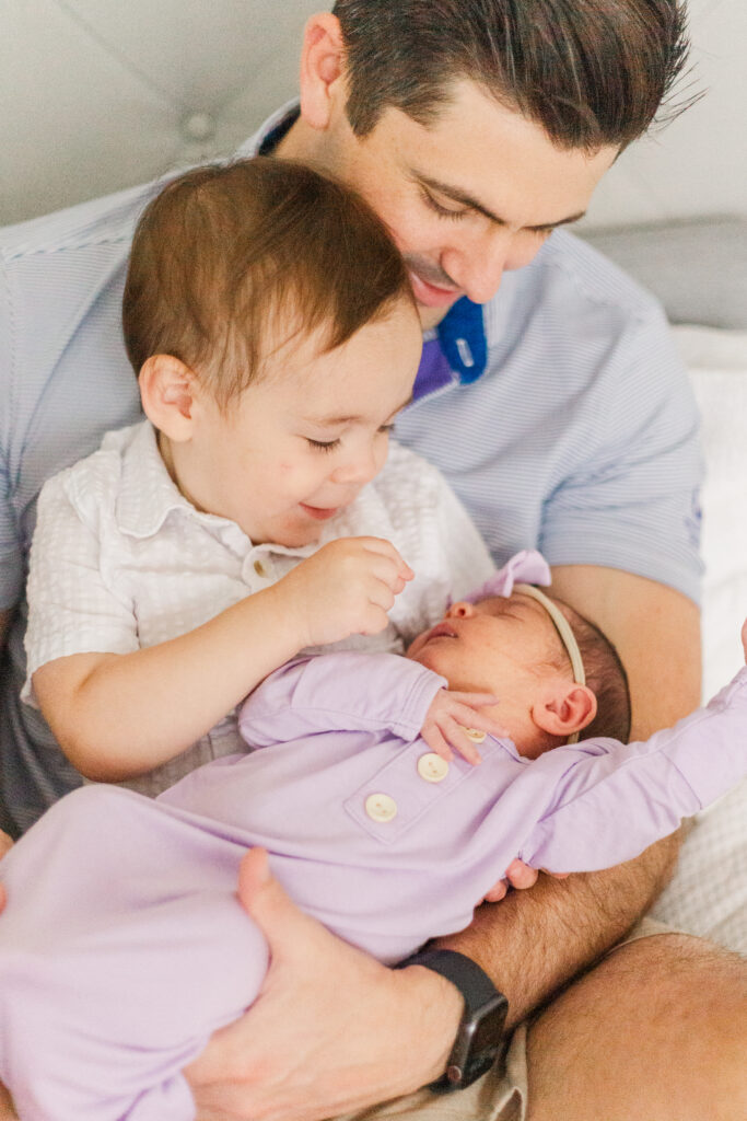 Family with newborn in Lake Highlands