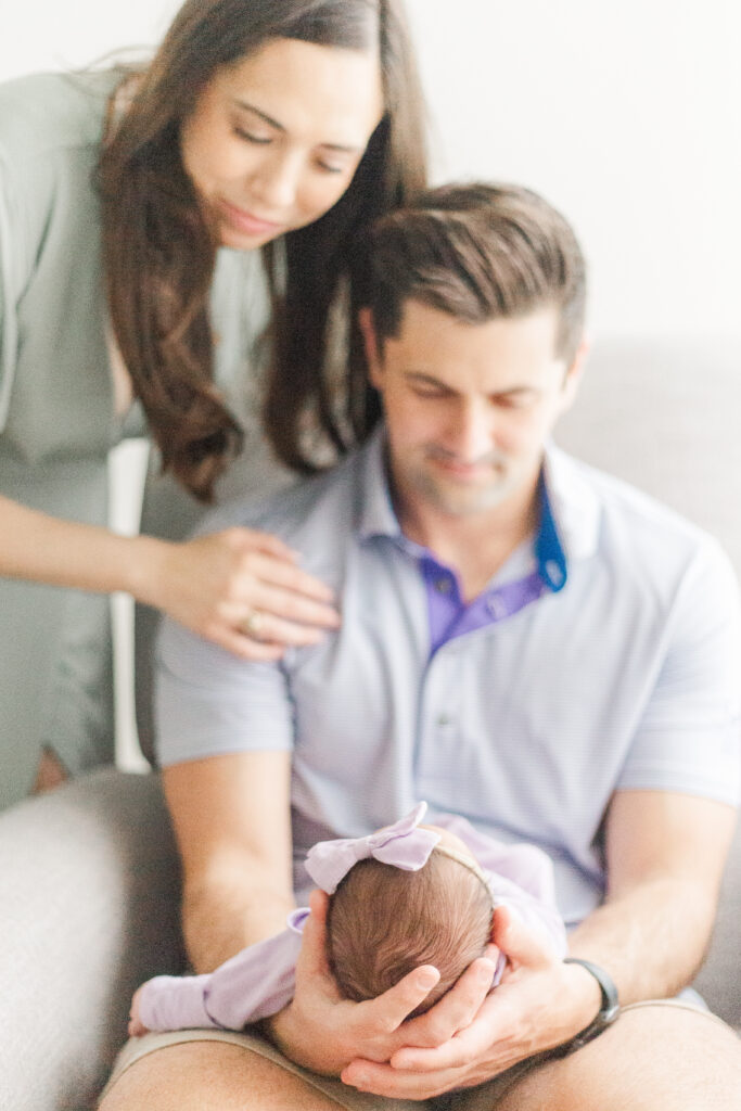 Family with newborn in Lake Highlands