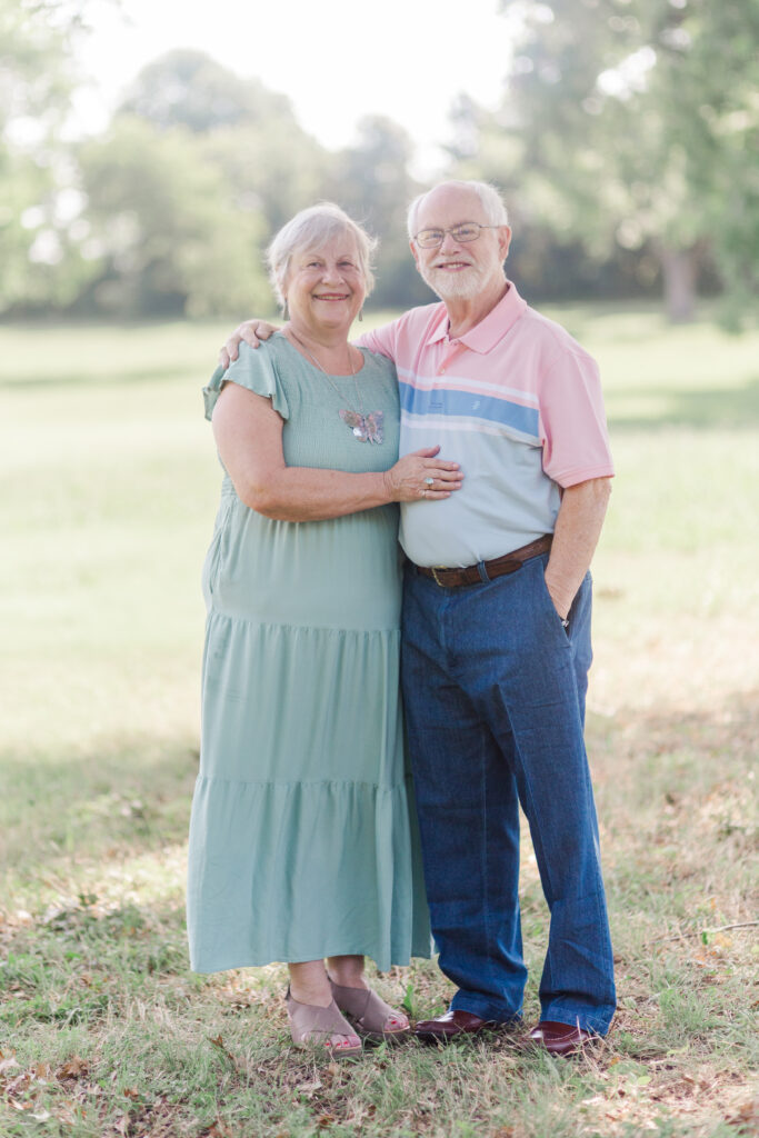 family at Harry S Moss Park in Dallas TX
