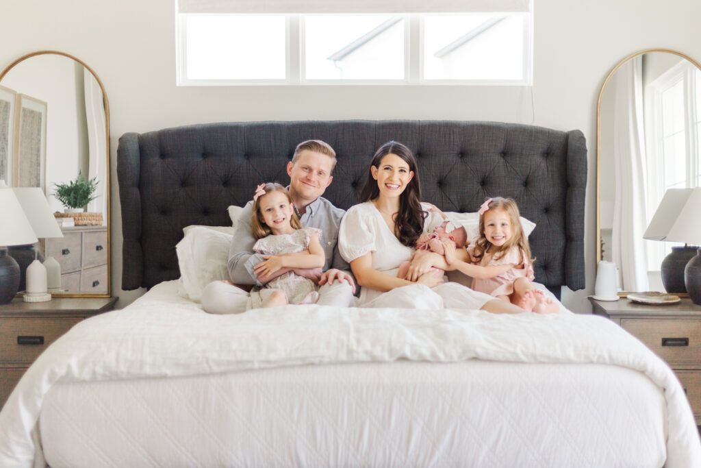 Family with newborn in Aledo TX