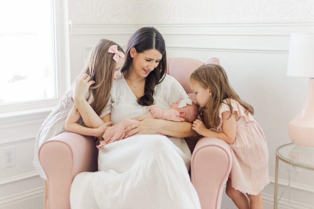 Family with newborn in Aledo TX