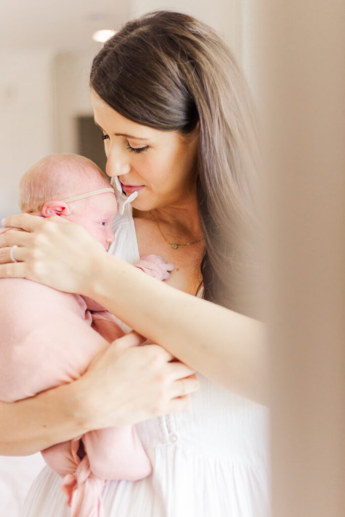 Family with newborn in Aledo TX