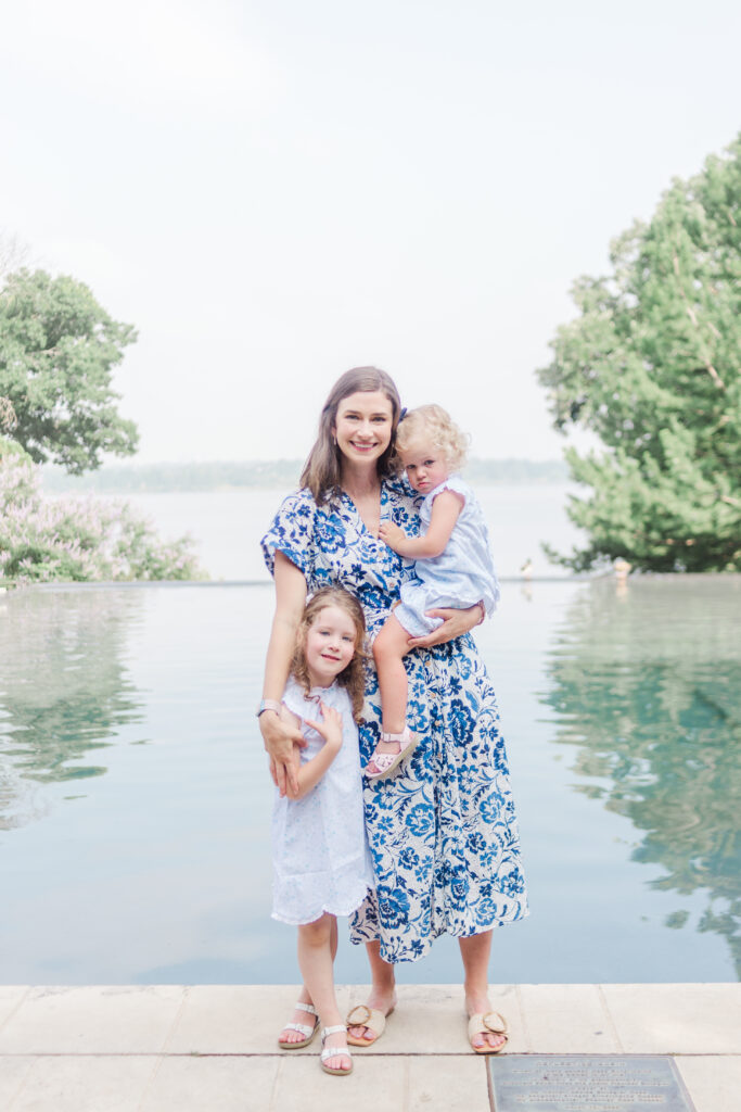 Family at the Dallas Arboretum