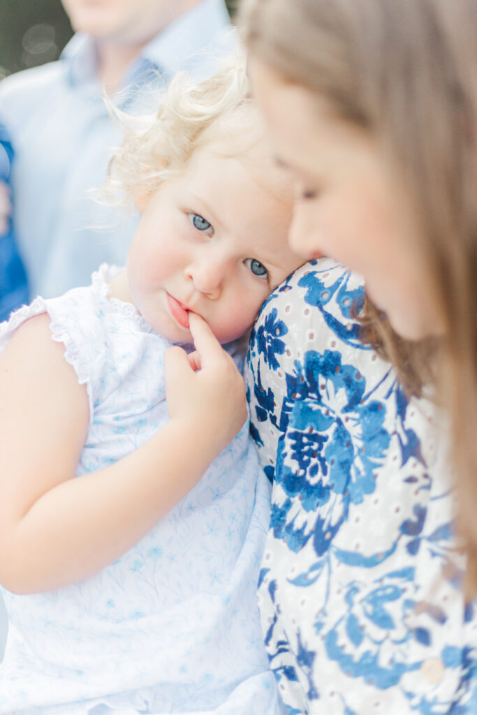 Family at the Dallas Arboretum