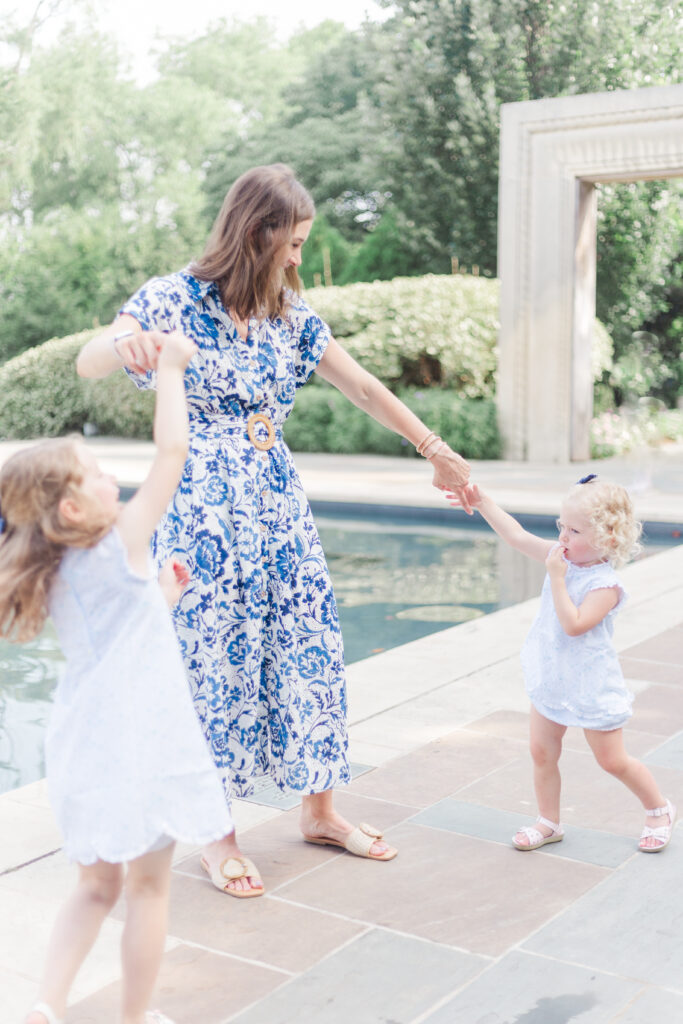 Family at the Dallas Arboretum