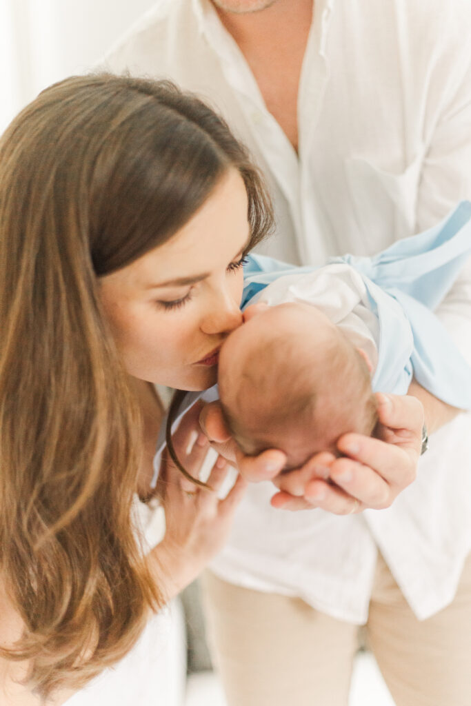 mom and newborn in Dallas TX