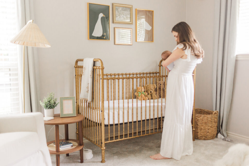 mom and newborn in Dallas TX