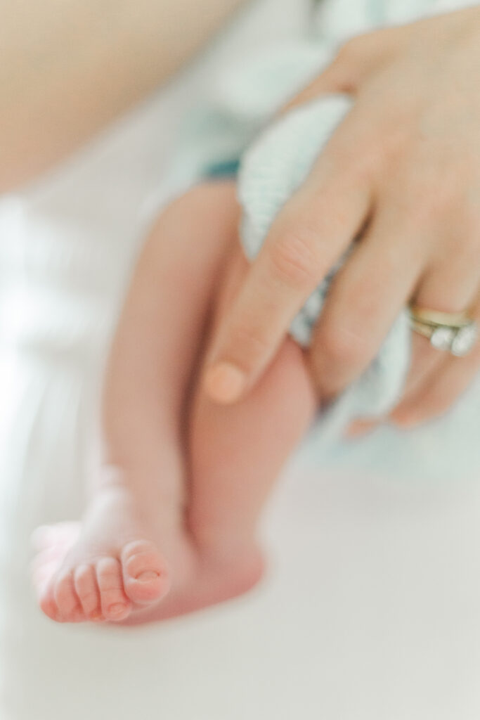 newborn toes in Dallas TX