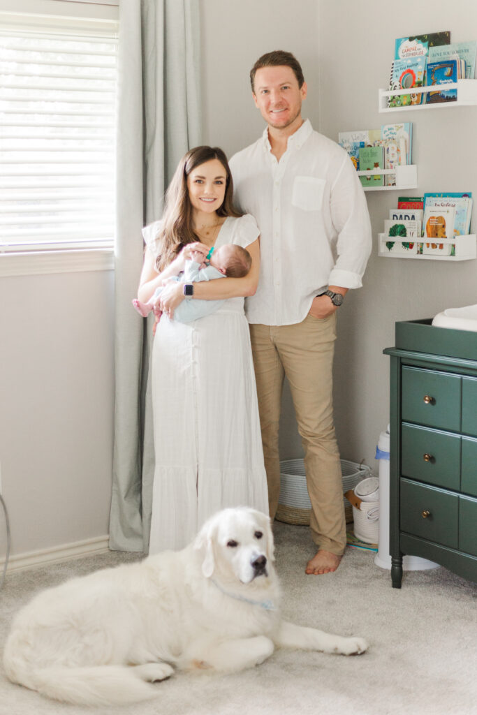 mom and newborn in Dallas TX