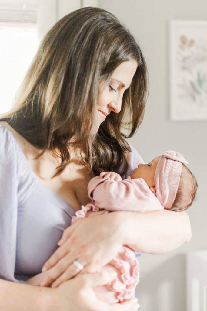 mom with newborn in Dallas TX