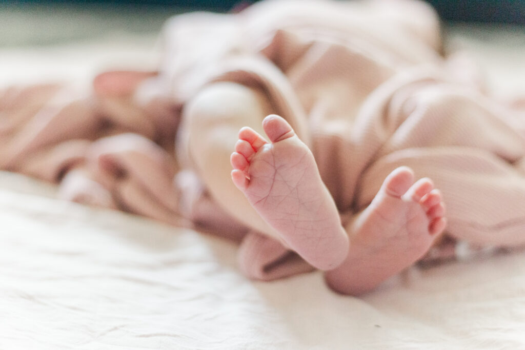 newborn feet in Dallas TX