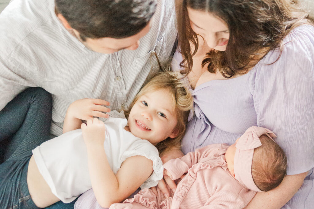 Family with newborn in Dallas TX