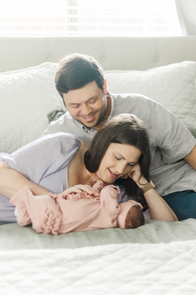 Family with newborn in Dallas TX