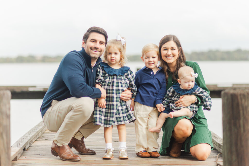 Family at White Rock Lake
