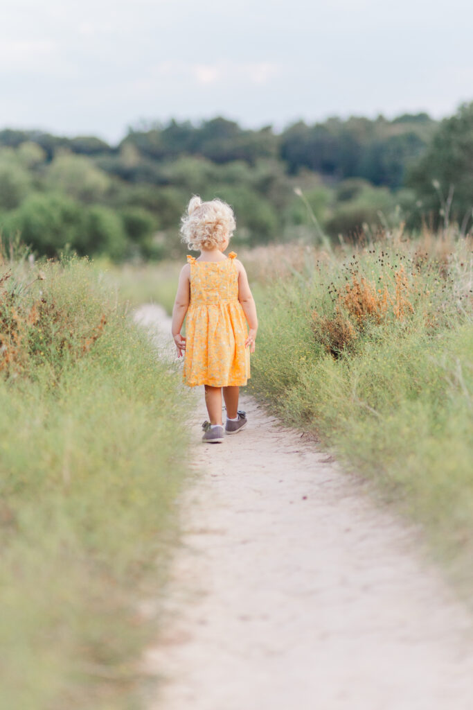 little girl at Winfrey Point