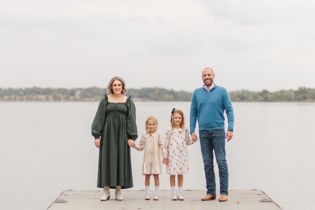 Family at White Rock Lake