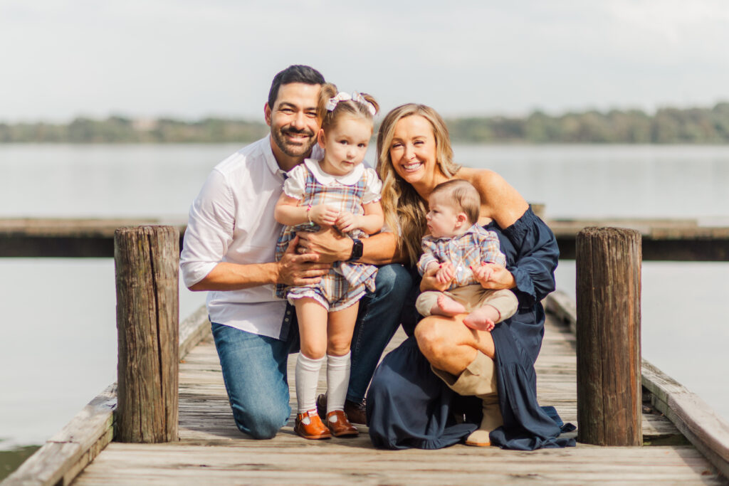 Family at White Rock Lake