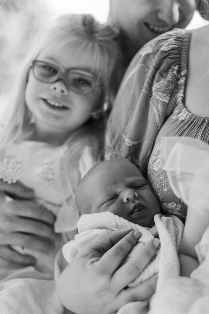 newborn at the Dallas arboretum