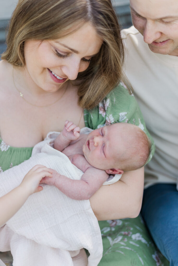 newborn at the Dallas arboretum