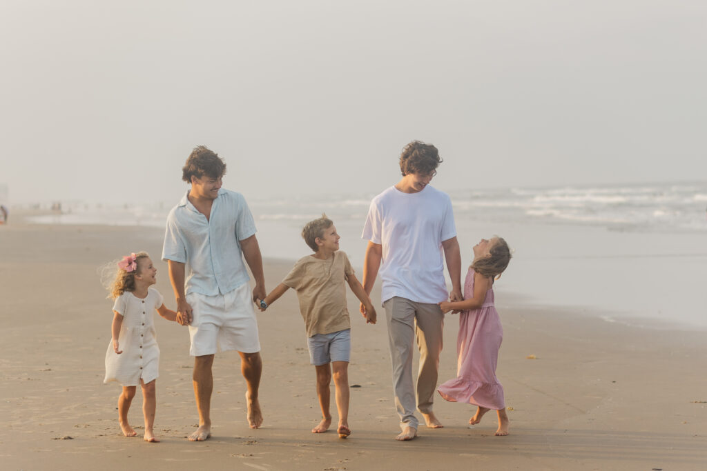 cousins at the beach